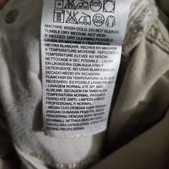 Levis Jeans Mens 29x30 Tan 514 Classic Straight Cotton Denim - Picture 4 of 13